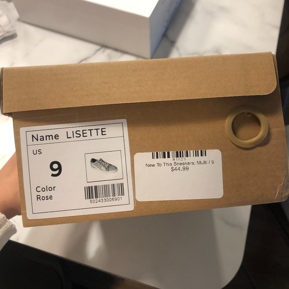 Pink Animal Print/Textured Sneakers - Picture 8 of 8